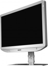 Медичний монітор Sony з Full-HD роздільною здатністю. Монітор має білий корпус, тонку рамку та підставку. Він призначений для використання у ветеринарних клініках