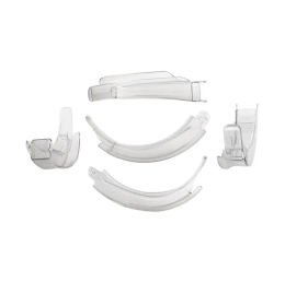 Прозорі одноразові клинки Макінтош різної довжини, які показують вигляд клинка під різними кутами огляду