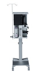 Ветеринарна анестезіологічна станція АМ70 на стійці. Мобільна платформа з колесами. Вбудований аккумулятор до 2 годин автономної роботи