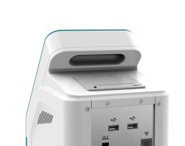 Інтерфейси аналізатора: порти USB, LAN та розєм живлення 24V