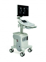 Ультразвуковий апарат для ветеринарії MyLab X7 з великим монітором. Забезпечує високу якість зображення та чутливість допплерівських режимів, ефективний для швидкої та точної діагностики